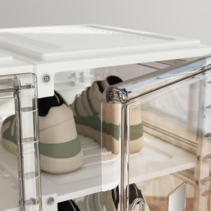 Informa Brooklyn Rak Sepatu 6 Tingkat - Putih Shoe Rack Organizer Sandal Sepatu Kabinet Alas Kaki Tempat Penyimpanan Sendal
