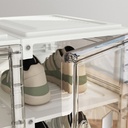 Informa Brooklyn Rak Sepatu 6 Tingkat - Putih Shoe Rack Organizer Sandal Sepatu Kabinet Alas Kaki Tempat Penyimpanan Sendal