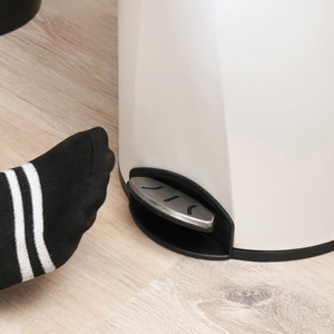 Informa 12 ltr Prism Jet Tempat Sampah Pedal Slow Close - Putih Tong Sampah Pedal Wadah Pembuangan Alat Kebersihan Indoor Trash Bin