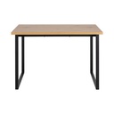 Informa Cenny Meja Makan - Cokelat Oak Dining Table Dinner Table Meja Kursi Ruang Makan Aesthetic Furniture Dining Room