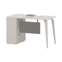 Informa Maven Meja Kantor 120 - Abu-Abu/Cokelat Oak Office Table Furnitur Kantor Meja Kerja Belajar Minimalis Serbaguna