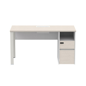Informa Sieben Meja Kantor 140 Iw - Putih Office Table Furnitur Kantor Meja Kerja Belajar Serbaguna