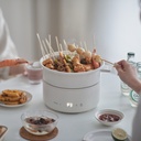 Informa Kels 3 ltr Owny Panci Elektrik Multifungsi - Putih Multifunction Electric Pan Kuali Pot Listrik Peralatan Masak Perlengkapan Dapur