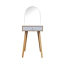 Informa Fiona Meja Rias - Putih Oak Makeup Dresser Vanity Table Furnitur Rumah Meja Dandan Minimalis