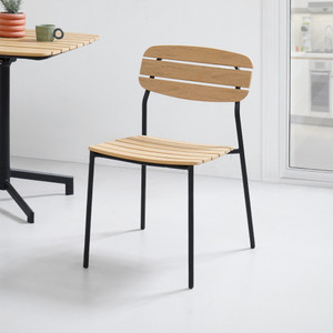 Informa Frolley Kursi Teras - Hitam Balcony Chair Kursi Outdoor Serbaguna Furniture Rumah Tempat Duduk Kursi Halaman Balkon