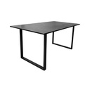 Informa Hawton Meja Makan - Hitam Dining Table Dinner Table Meja Kursi Ruang Makan Aesthetic Furniture Dining Room