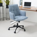 Informa Harmony Kursi Kantor Sandaran Rendah - Biru Tempat Duduk Kerja Dengan Roda Office Chair Kursi Mesh Staff Karyawan Furniture Indoor Kantor