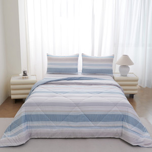 Informa 160X200X30 cm Set 6 Pcs Seprai Queen Microfiber Vanco Sprei Motif Seprai Aesthetic Seprei Sheet Set Bed Sheet Aksesoris Tempat Tidur Set Sarung Bantal Sarung Guling