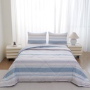Informa 160X200X30 cm Set 6 Pcs Seprai Queen Microfiber Vanco Sprei Motif Seprai Aesthetic Seprei Sheet Set Bed Sheet Aksesoris Tempat Tidur Set Sarung Bantal Sarung Guling
