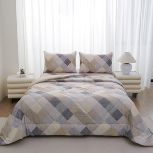 Informa 160X200X30 cm Set 6 Pcs Seprai Queen Microfiber Varden Sprei Motif Seprai Aesthetic Seprei Sheet Set Bed Sheet Aksesoris Tempat Tidur Set Sarung Bantal Sarung Guling