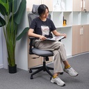 Informa Heywood Kursi Kantor Sandaran Tinggi - Abu-Abu Tempat Duduk Kerja Dengan Roda Office Chair Kursi Mesh Staff Karyawan Furniture Indoor Kantor