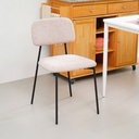 Informa Praise Kursi Makan - Krem Dining Chair Tempat Duduk Ruang Makan Kursi Kafe Restoran