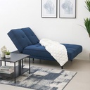 Informa Bleu Sofa Bed Fabric - Biru Tua Tempat Duduk Multifungsi Sofa Tidur 2In1 Kursi Santai Serbaguna Furniture Rumah