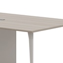 Informa Maven Meja Rapat 220 - Abu-Abu/Cokelat Oak Meeting Table Meja Kerja Panjang Ruang Rapat Furnitur Kantor