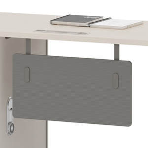 Informa Maven Meja Kantor 120 - Abu-Abu/Cokelat Oak Office Table Furnitur Kantor Meja Kerja Belajar Minimalis Serbaguna