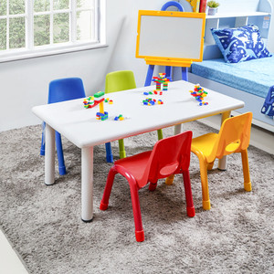 Informa Yaris Meja Anak Rectangle - Abu-Abu Multifunctional Kids Table Meja Kecil Serbaguna Perlengkapan Kamar Anak