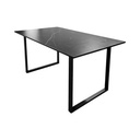 Informa Hawton Meja Makan - Hitam Dining Table Dinner Table Meja Kursi Ruang Makan Aesthetic Furniture Dining Room