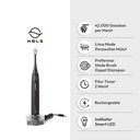 Kels Sikat Gigi Electric Smartclean Rechargable S30 Pro Electric Toothbrush Sikat Pembersih Gigi Listrik Perlengkapan Kebersihan Mulut