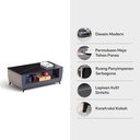 Informa Foxx Meja Tamu - Abu-Abu Coffee Table Meja Ruang Tamu Serbaguna Meja Sofa Furniture Rumah Aesthetic