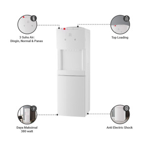 Informa Kels Dispenser Air Top Loading - Putih Tabung Air Minum Galon Atas Elektronik Rumah Tangga Perlengkapan Rumah