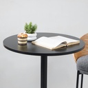 Informa Howell Meja Bar - Hitam Bar Table Meja Makan Kafe Restoran Serbaguna Furniture Indoor Ruang Makan