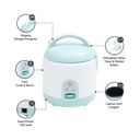 Informa Kels 300 ml Heyli Rice Cooker Mini - Hijau Magic Jar Magic Com Penanak Nasi Alat Masak Beras Elektronik Dapur