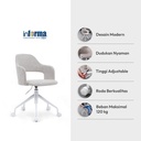 Informa Nara Kursi Kantor Tempat Duduk Kerja Dengan Roda Office Chair Kursi Staff Karyawan Furniture Indoor Kantor