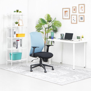 Berka 100 Cm Meja Kantor - Putih