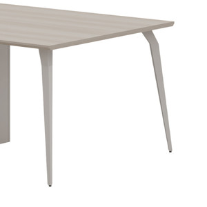 Informa Maven Meja Rapat 220 - Abu-Abu/Cokelat Oak Meeting Table Meja Kerja Panjang Ruang Rapat Furnitur Kantor