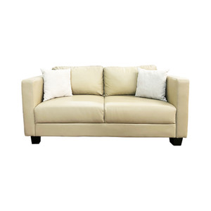Informa Venien Set Sofa Kulit - Cokelat Cappuccino Tempat Duduk Empuk Sofa Ruang Tamu Furniture Indoor Rumah Artificial Leather Couch
