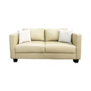 Informa Venien Set Sofa Kulit - Cokelat Cappuccino Tempat Duduk Empuk Sofa Ruang Tamu Furniture Indoor Rumah Artificial Leather Couch