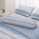 Informa 160X200X30 cm Set 6 Pcs Seprai Queen Microfiber Vanco Sprei Motif Seprai Aesthetic Seprei Sheet Set Bed Sheet Aksesoris Tempat Tidur Set Sarung Bantal Sarung Guling
