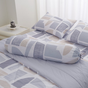 Informa 120X200 cm Set 4 Pcs Seprai Single Microfiber Veda D Sprei Motif Seprai Aesthetic Seprei Sheet Set Bed Sheet Aksesoris Tempat Tidur Set Sarung Bantal Sarung Guling
