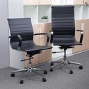 Informa Hopper Kursi Kantor Sandaran Rendah - Hitam Tempat Duduk Kerja Dengan Roda Office Chair Kursi Managerial Furniture Indoor Kantor