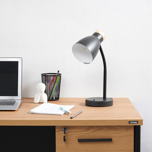 Informa Gia Lampu Meja - Abu-Abu/Hitam