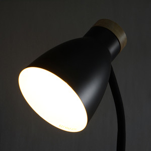 Informa Gia Lampu Meja - Abu-Abu/Hitam