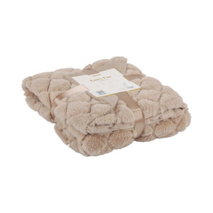 Informa 127X152 cm Demi Selimut Throw Faux Fur - Cokelat