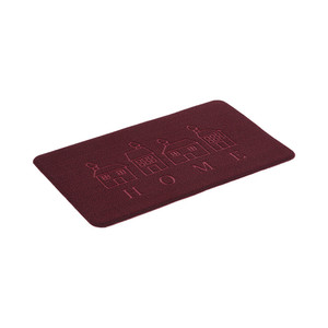 Informa 46X76 cm Keset Kamar Mandi Pvc Home - Merah Maroon