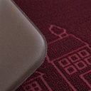 Informa 46X76 cm Keset Kamar Mandi Pvc Home - Merah Maroon