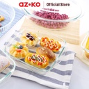 Culinart 1 Ltr Wadah Saji Kaca Dengan Tutup Square