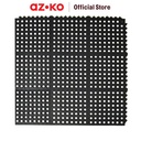 AZKO Kris 91X91X1 cm Karpet Heavyduty Anti Slip - Hitam Karpet Anti Licin Bathroom Mat Karpet Kamar Mandi Anti Slip