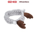 AZKO Ataru Bando Deer - Abu-Abu Headband Aksesoris Rambut Bandana Wanita Women Accessories Hiasan Kepala