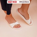 AZKO Ataru Ukuran 41 Sandal Wanita Thin Buckle Strap Slides - Krem women slipper sendal kasual alas kaki perempuan stylish