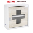 AZKO Fosa 30X12X30 cm Kabinet Penyimpanan Obat - Putih tempat obat-obatan medicine box medicine cabinet kotak penyimpanan obat