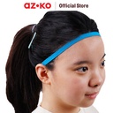 AZKO Alph Set 3 Pcs Sport Hair Band Mini - Abu Abu/Biru/Hijau bandana olahraga bando sport aksesoris kepala