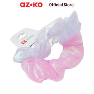AZKO Ataru Set 2 Pcs Ikat Rambut Scrunchy Iridescent hair tie aksesoris karet rambut cewek scrunchy wanita scrunchies lucu