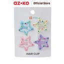 AZKO Ataru Set 4 Pcs Jepit Rambut Star Small Random hair clip aksesoris jepitan cewek penjepit hiasan rambut wanita aksesori kepala
