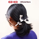 AZKO Ataru Jepit Rambut Pearl Ribbon - Krem/Hitam hair clip claw aksesoris jepitan cewek penjepit hiasan rambut wanita aksesori kepala