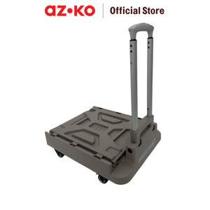 AZKO Maxb Troli Barang Lipat - Cokelat alat pengangkut barang dengan roda wheels cart troli kardus box perlengkapan industri