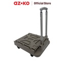 AZKO Maxb Troli Barang Lipat - Cokelat alat pengangkut barang dengan roda wheels cart troli kardus box perlengkapan industri
